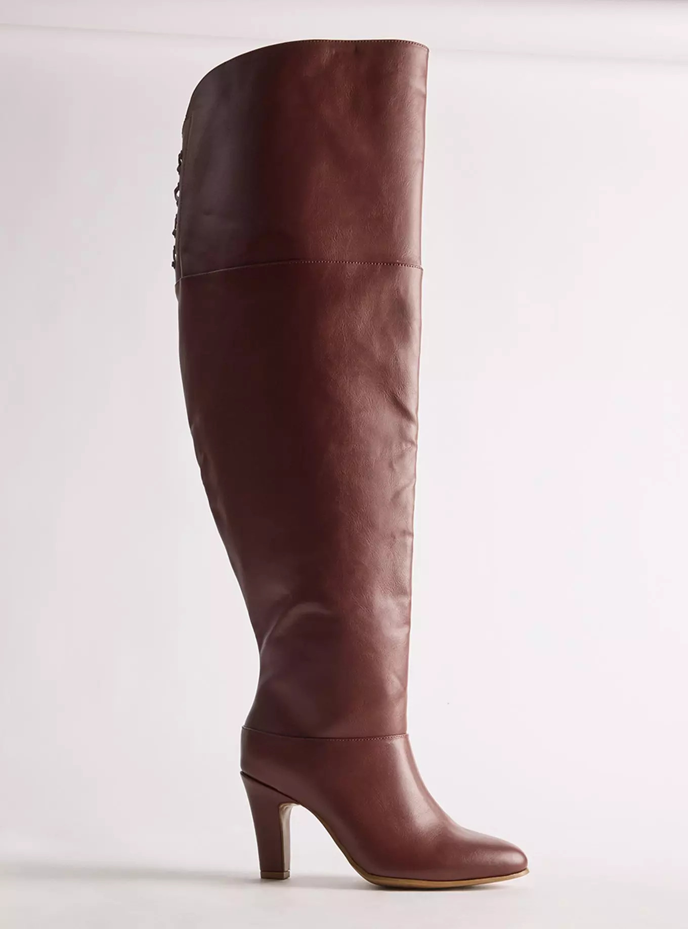Lace-Up Heeled Over-The-Knee Boot (WW) | Torrid (US & Canada)