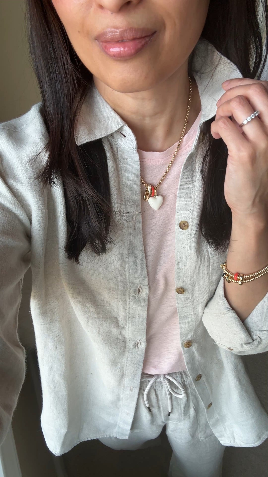 Spring break. Vacation. Resort wear. 
My favorite linen pieces for vacation. 
( Currently on sale 25% off + additional 10% off)
- I recently shared my favorite cotton gauze pieces to pack for vacation. Here are my favorite linen options. 
-I have had these linen tank tops, wide leg pants, button down shirts, and shorts from previous seasons over the years in different colors and the quality is great. 
- Linen tank top has a good cut and can be worn casually with shorts or dressed up with pants. True to size. 
- Wide leg linen pants have good details and the cutest split hem detail. I size down and take the petite length at about 5’4. 
- Button down linen shirt can be worn alone or as a layering piece. True to size. 
- Clear strap sandals have a padded flexible sole and are comfortable. Chic pointed toe design. Also comes in a beautiful brown  True to size. 
- My most worn charm necklace. 
- Stretch bracelets.
- Woven bag in rattan leather. 


#LTKTravel #LTKootd #LTKOver40