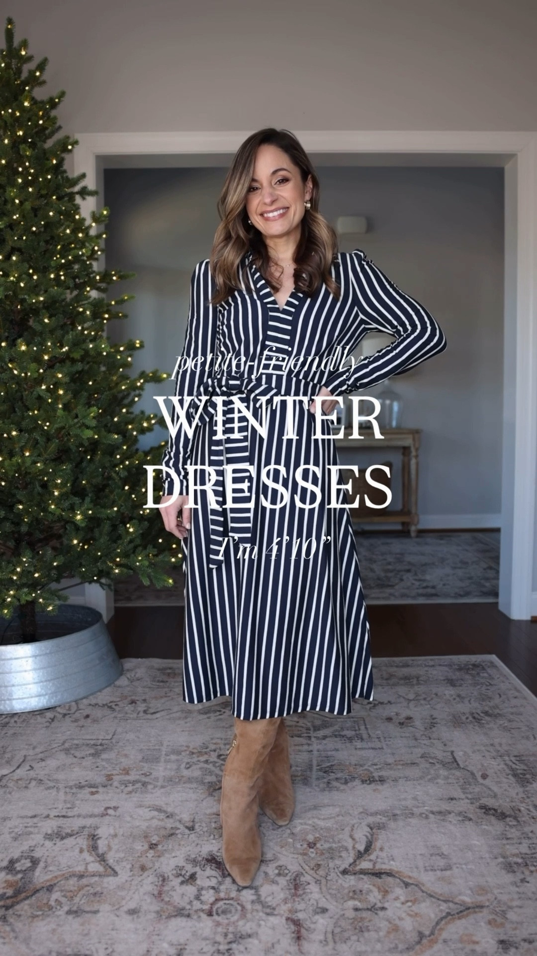 Petite-friendly winter dresses from Boden! 

Imogen dress: petite 0 - overall true to size, a little loose at the chest on me 
Collette dress: petite 0 - a little wide at the waist
Naomi dress: petite 0 tts 
Bridgett dress: petite 0 - runs large, recommend a size down  

(winter dresses, petite fashion, Boden)

#LTKPetite #LTKHoliday