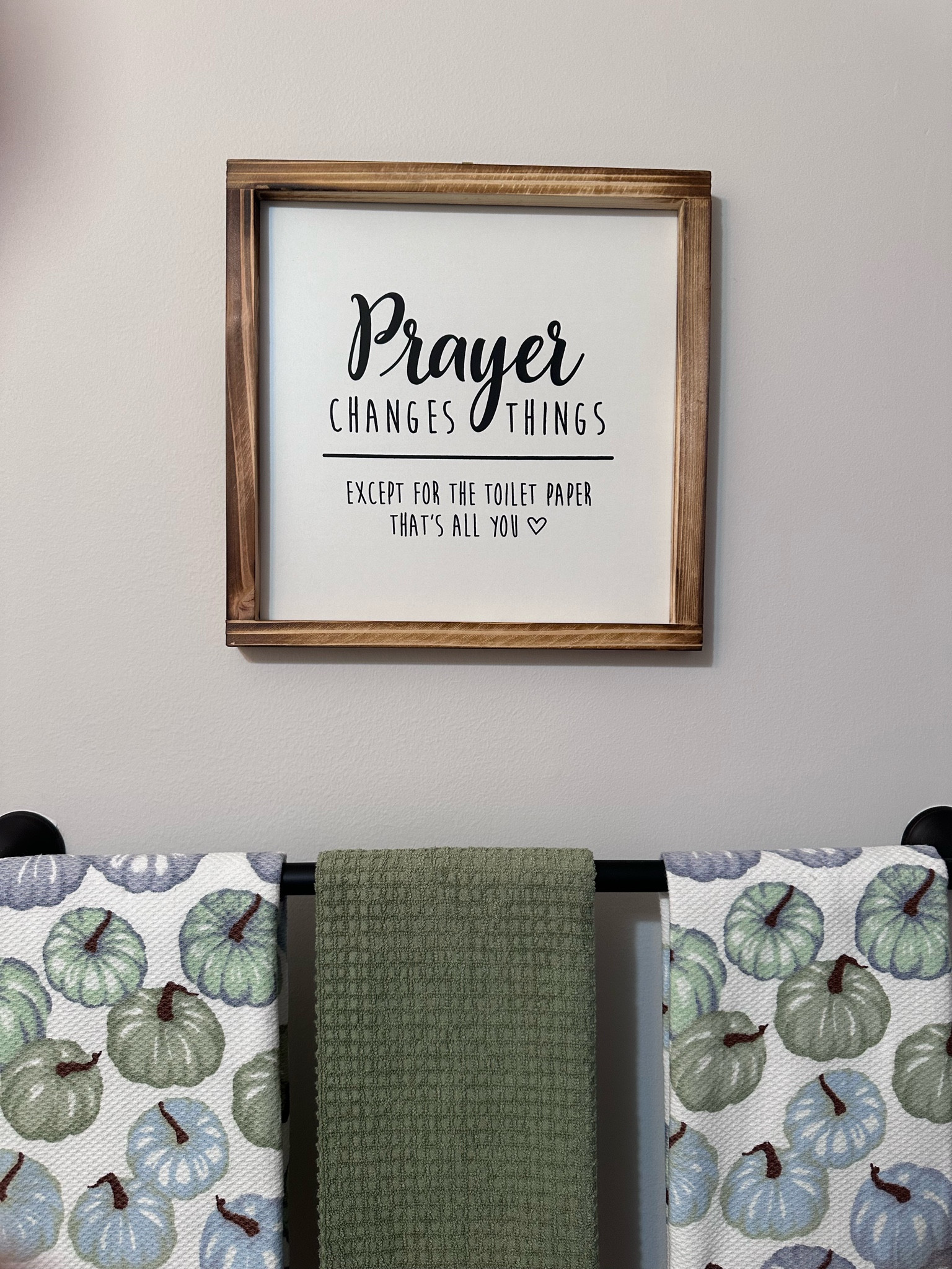 Prayer changes everything! Except the toilet paper, that’s all you. 😂

#LTKFindsUnder50 #LTKHome #LTKFallSale