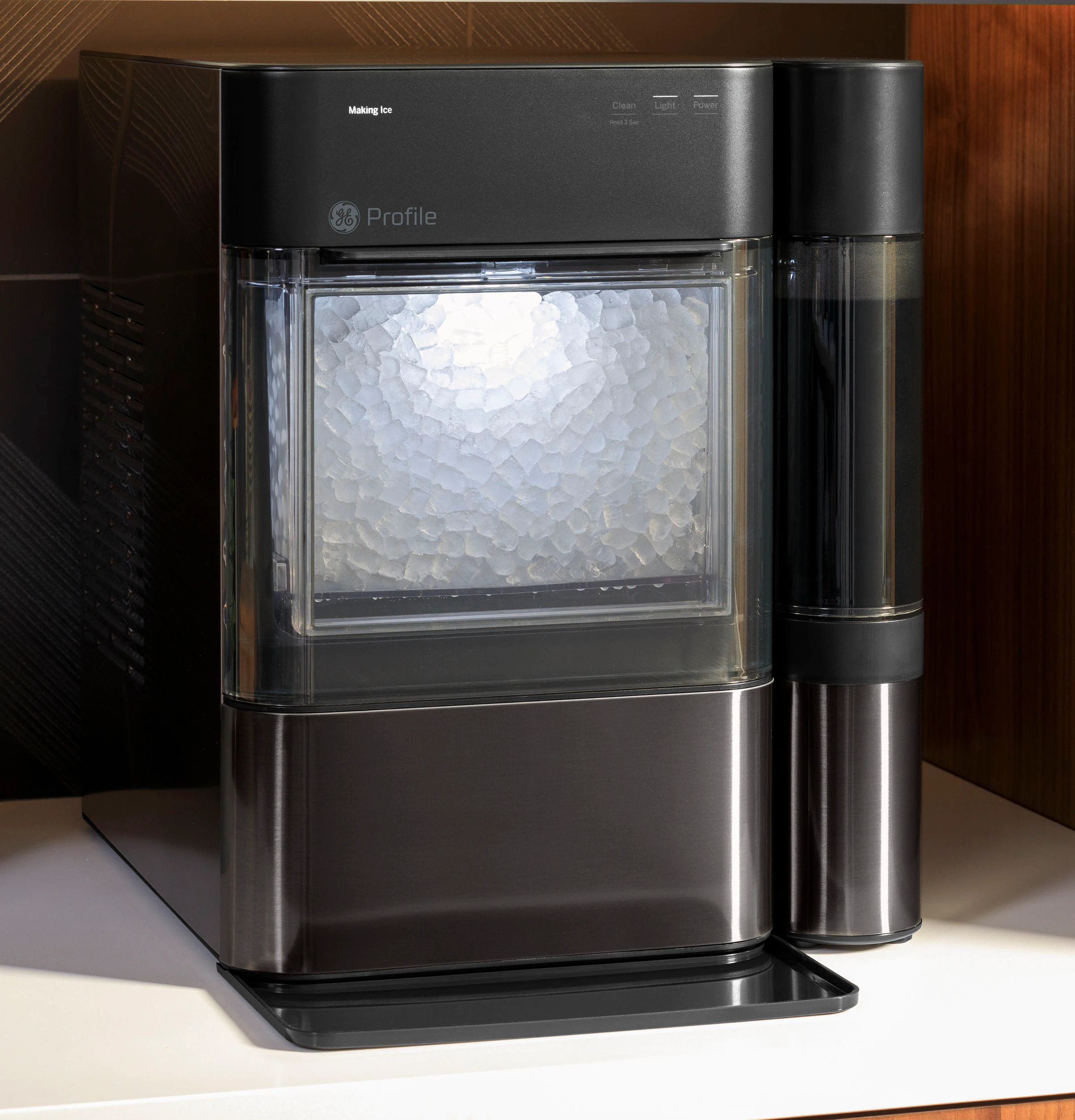 GE Profile Profile Opal 38-lb Ice Per day Nugget Ice Maker ( Stainless Steel ) | XPIO13BCBT | Lowe's