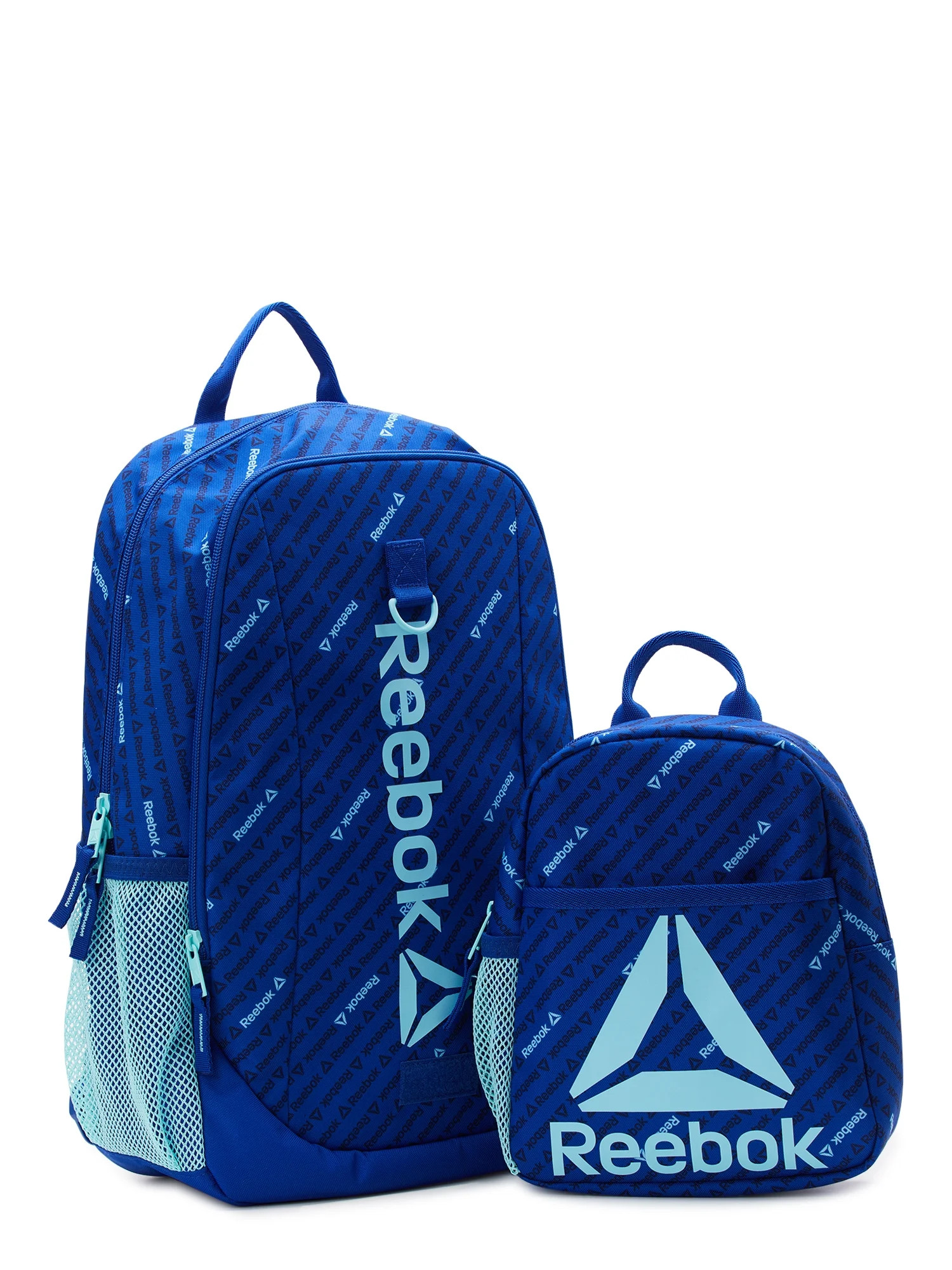 Reebok Childrens Arden Unisex Laptop Backpack, 2-Piece Lunch Set, Surf Blue | Walmart (US)