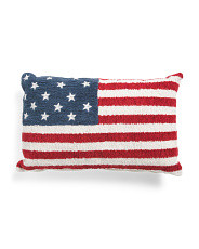 14x22 Corded Embroidered American Flag Pillow | Throw Pillows | Marshalls | Marshalls