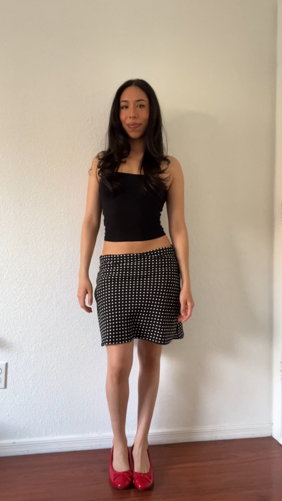 polka dot collection: so if you watched the vid yk this is actually a dress🙈💕