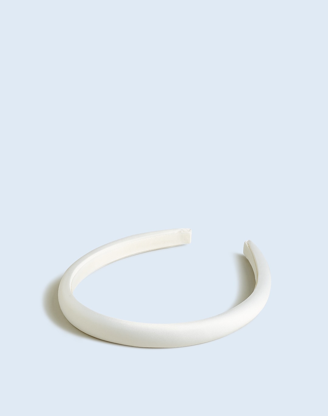 Skinny Padded Satin Headband | Madewell