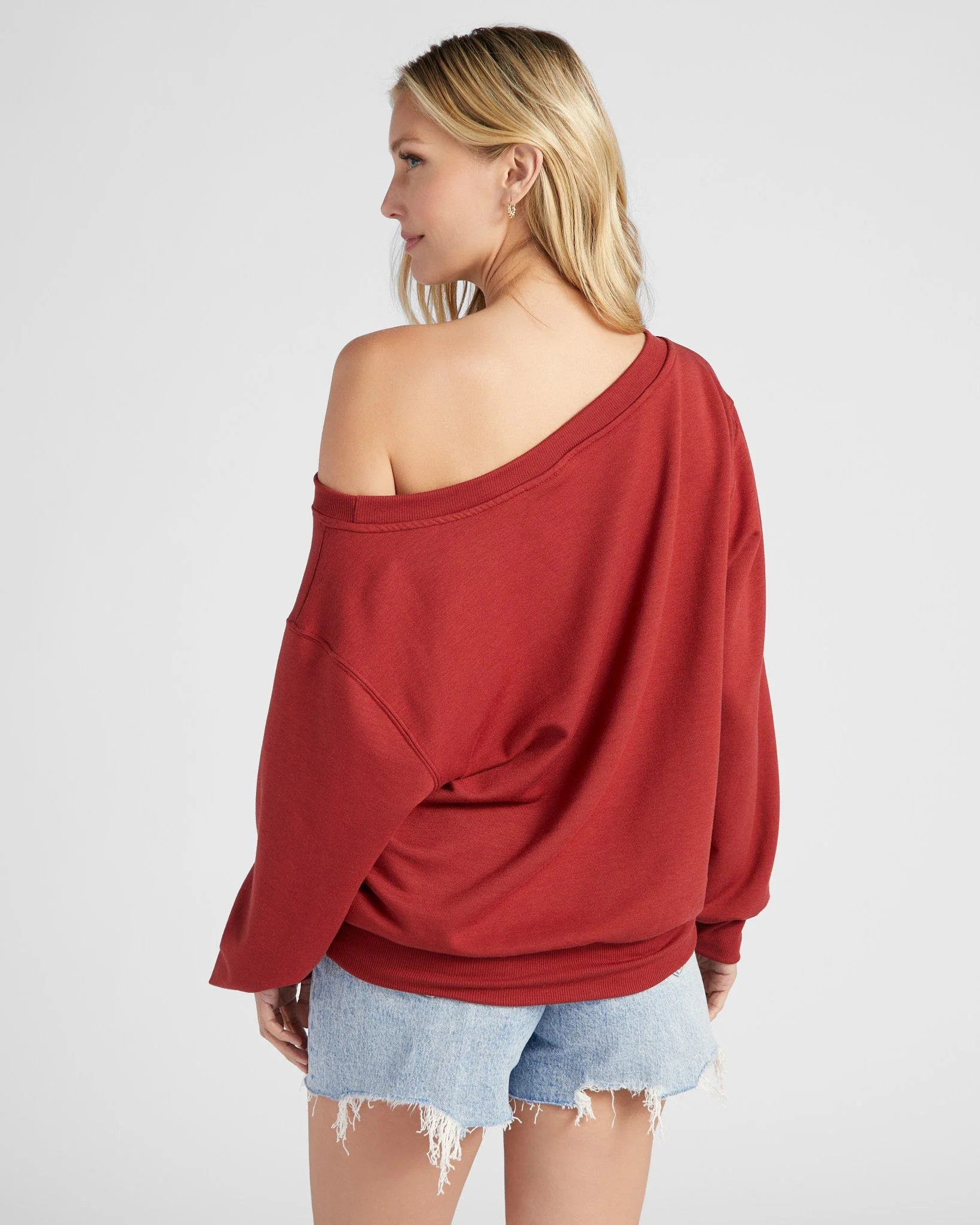 Brooksville One Shoulder Sweatshirt | Seventy Eight and Sunny