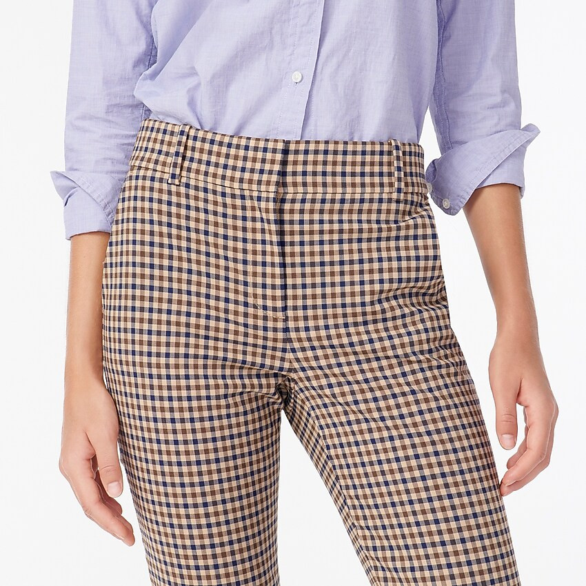 Cameron slim crop pant in plaid Italian stretch wool | J. Crew US