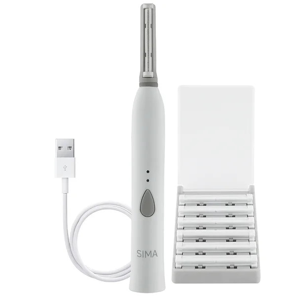 ($29 Value) Spa Sciences SIMA Electric Dermaplaning Tool- Facial Exfoliation and Hair Removal Sys... | Walmart (US)