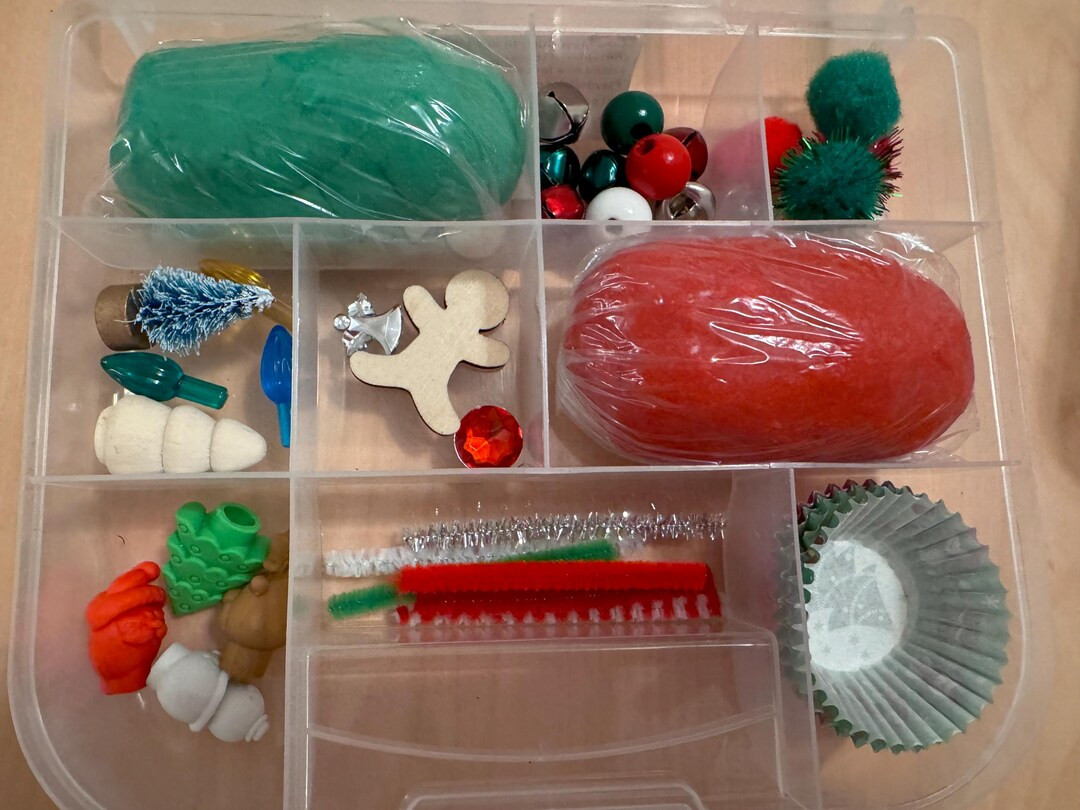 Christmas Playdough Kit - Etsy | Etsy (US)