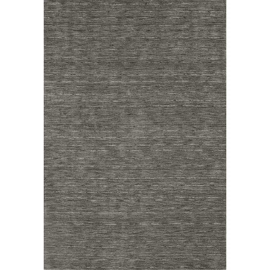 Addison Rugs Cooper 8 X 10 (ft) Wool Pewter Indoor Solid Mid-century Modern Area Rug | Lowe's