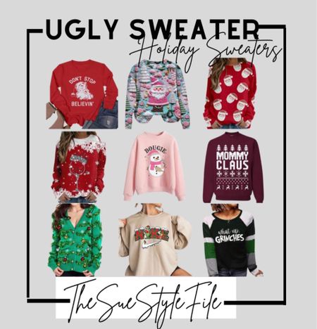 Christmas sweater. Ugly Christmas sweater. . Cyber Monday. Cyber deals. Fall fashion. Save vs splurge. Athleisure. Gift guide for her. Gift guide for her. Gift guide for teens. Black Friday sale. 
Sale 


Follow my shop @thesuestylefile on the @shop.LTK app to shop this post and get my exclusive app-only content!

#liketkit #LTKGiftGuide #LTKCyberWeek #LTKHoliday
@shop.ltk
https://liketk.it/4pe9A

#LTKHoliday #LTKCyberWeek #LTKGiftGuide