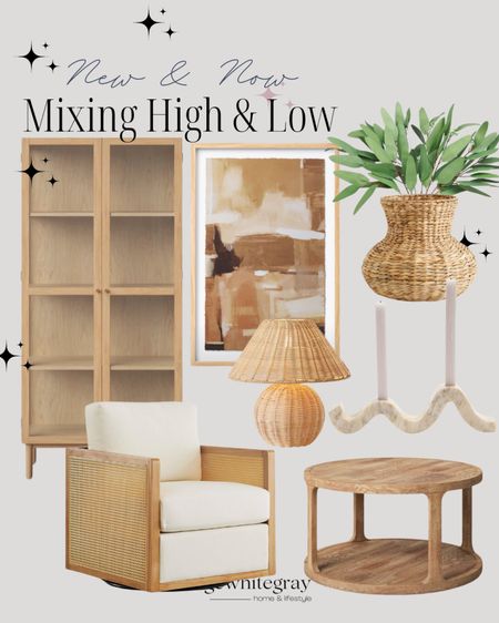 Mixing high (pricey) and low (affordable) home decor and furniture to give a unique and eye catching esthetic that is uniquely you! 

#LTKStyleTip #LTKHome #LTKSaleAlert