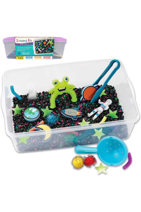 Sensory Bin - Outer Space | The Frilly Frog