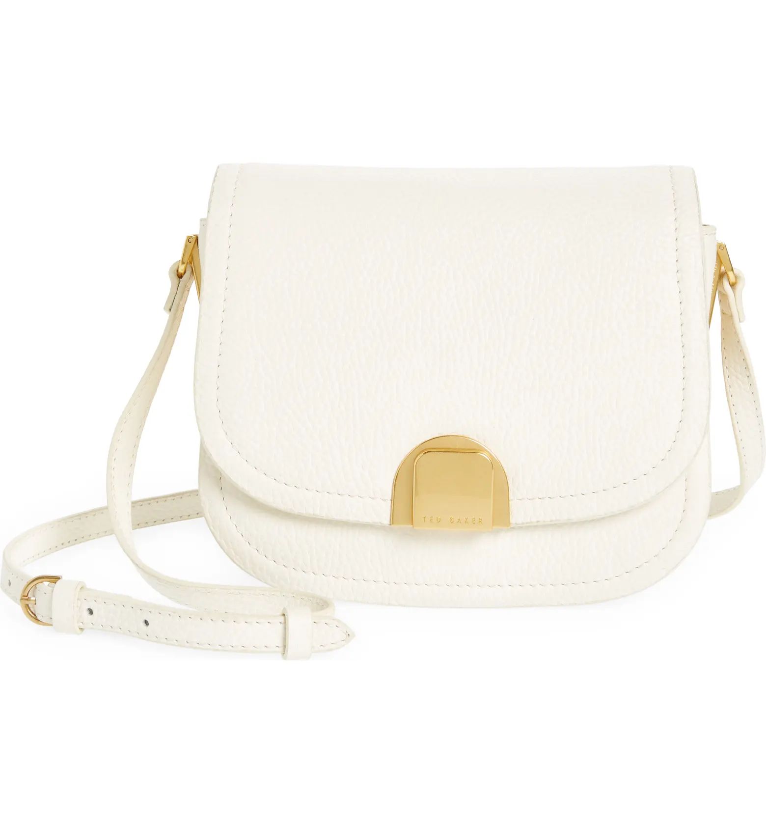 Ted Baker London Small Imieldi Lock Detail Leather Crossbody Bag | Nordstrom | Nordstrom