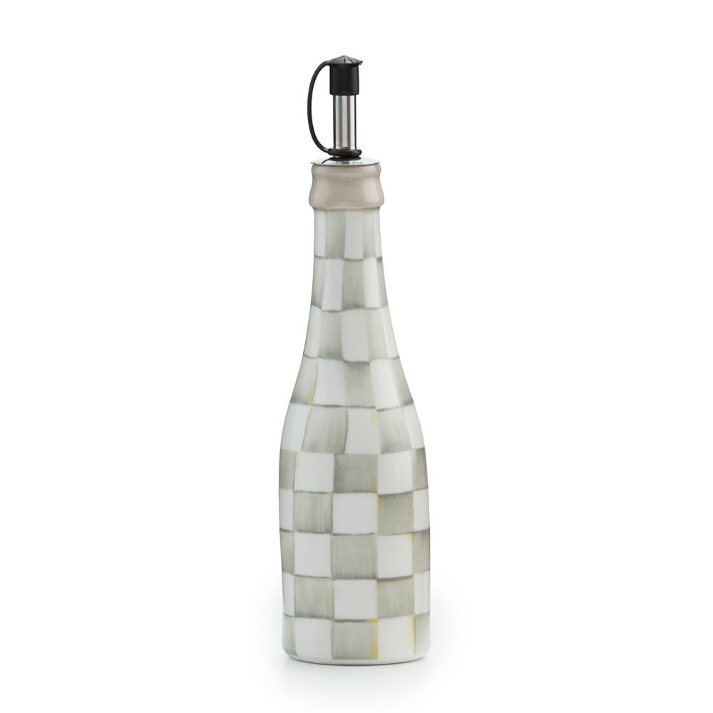 Sterling Check Farmhouse Oil Cruet | MacKenzie-Childs