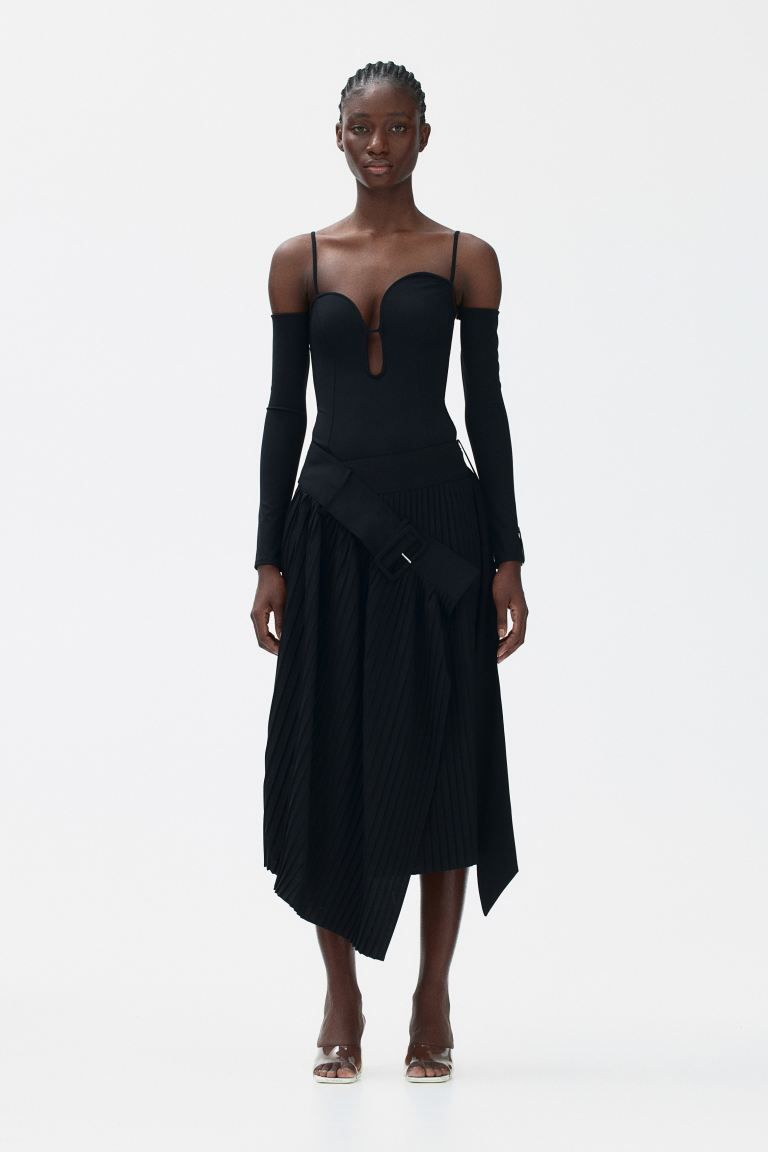 Wool-blend Belt-detail Skirt | H&M (US + CA)
