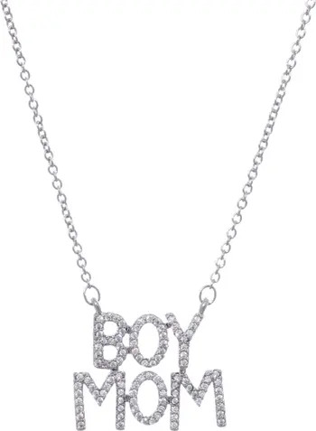 'Boy Mom' Pendant Necklace | Nordstrom Rack