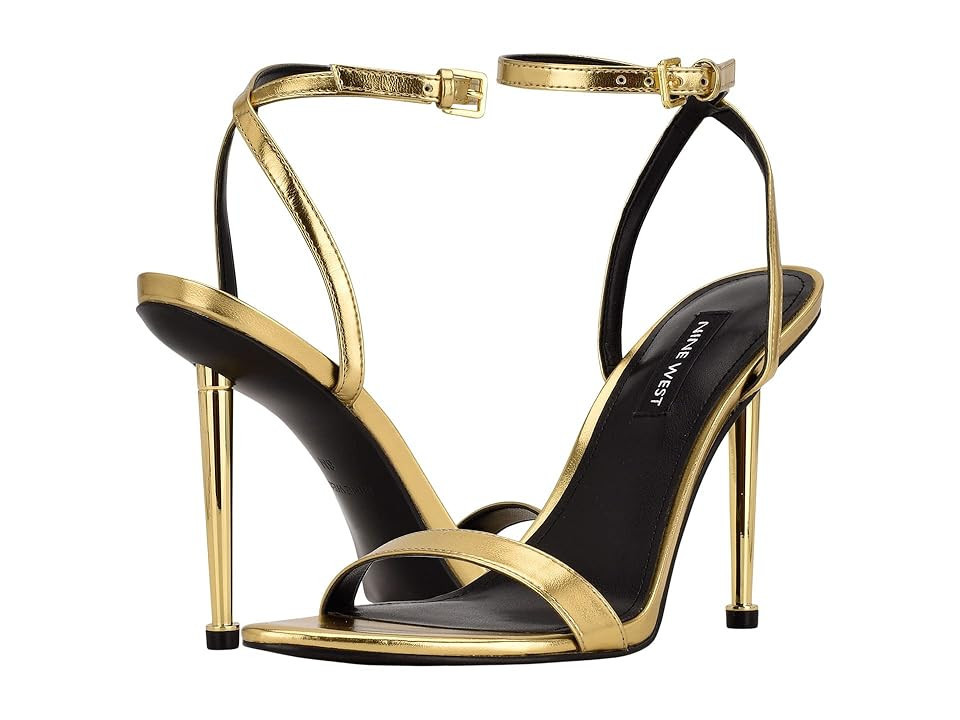 Nine West Reina Women's Shoes Gold : 9.5 M, Synthetic | Zappos