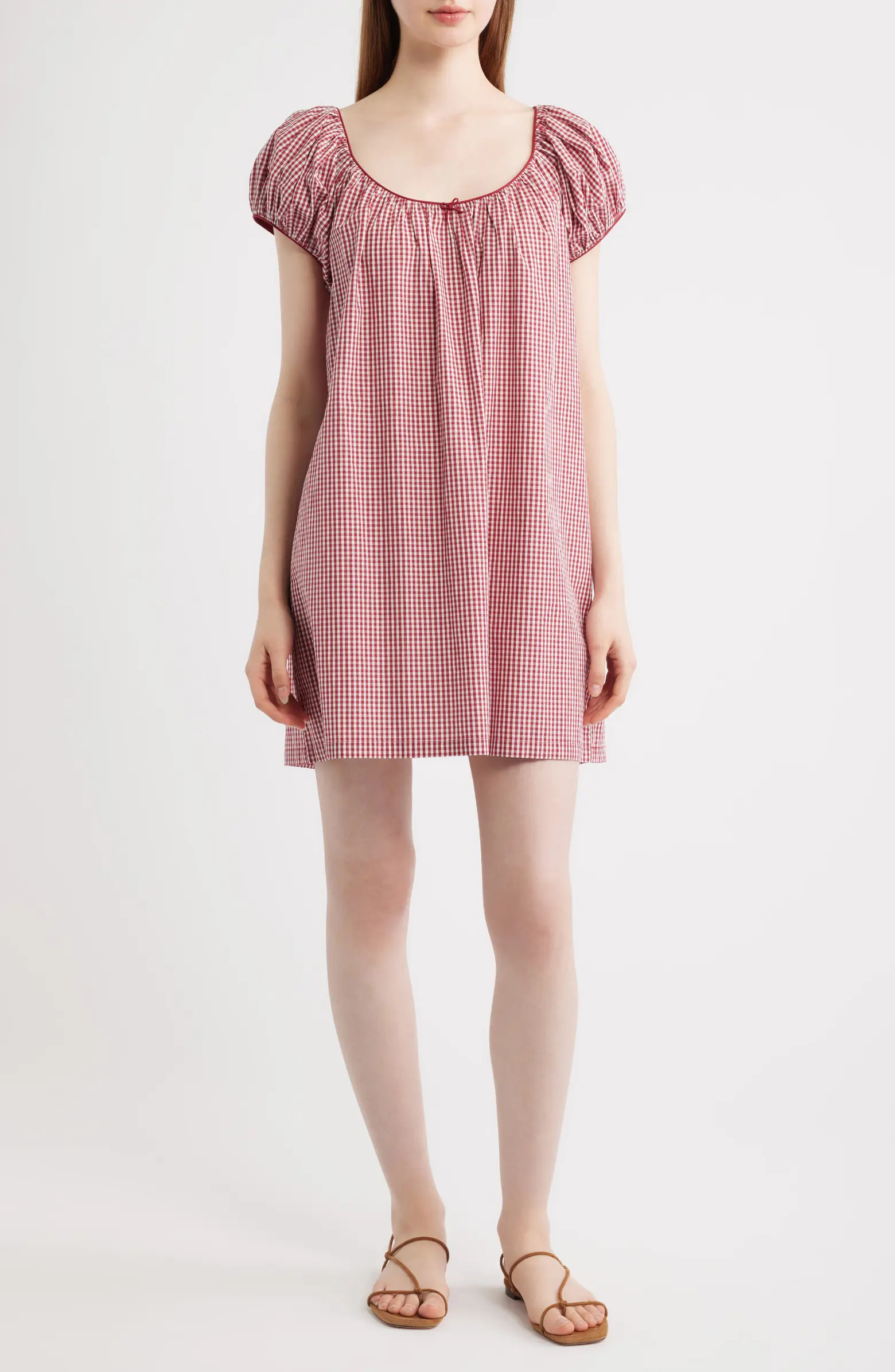 Julia Gingham Cotton Shirt Dress | Nordstrom