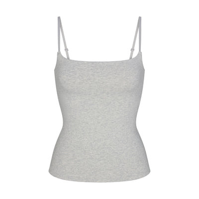 SKIMS Cami Top | Grey | Large | Cotton Jersey | SKIMS (US)