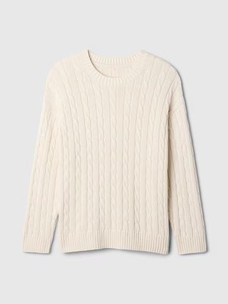 Oversized Cable-Knit Sweater | Gap (US)