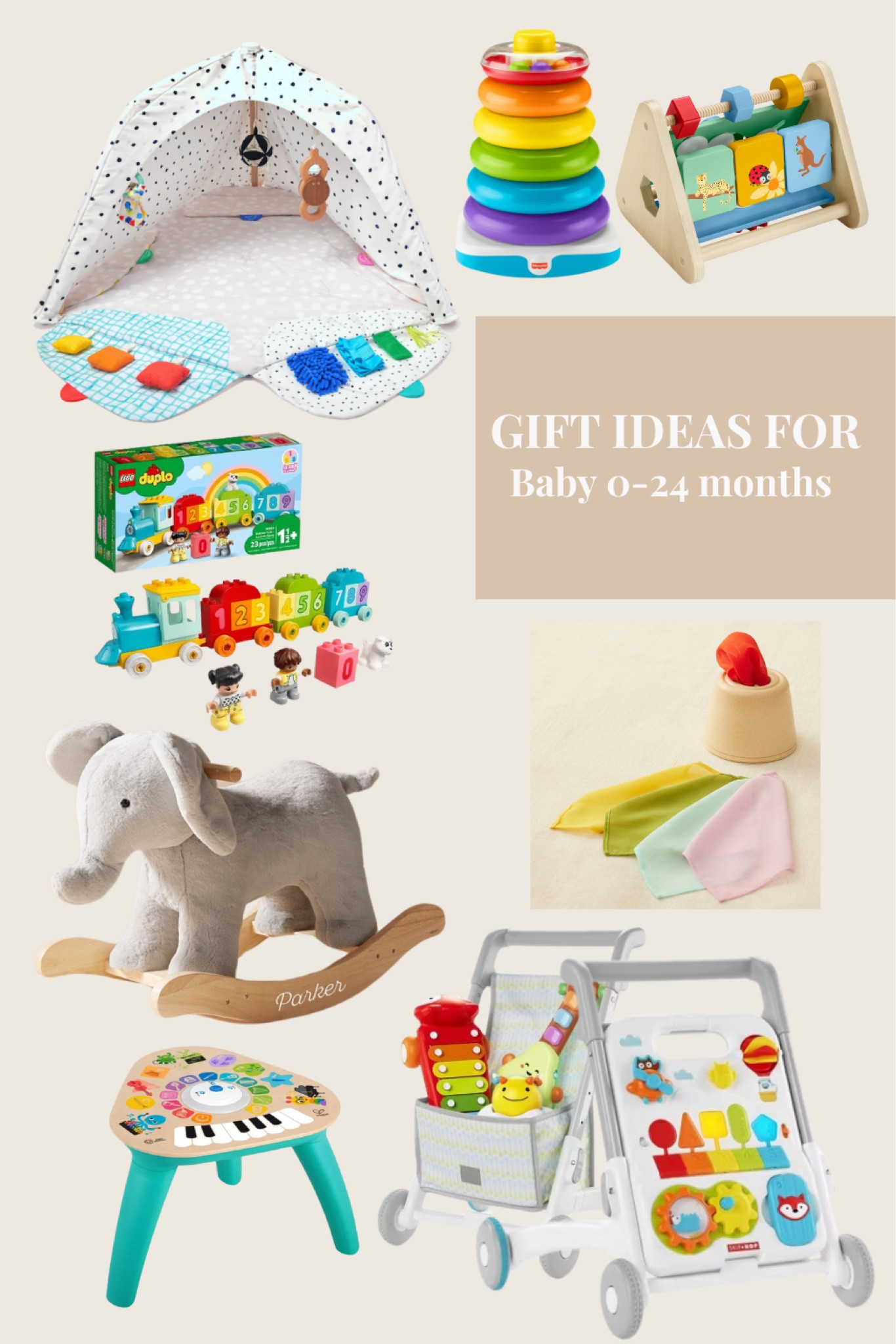 Gift Ideas for 0-24 months old 

#LTKKids #LTKHoliday #LTKGiftGuide