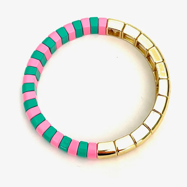 Tube Tile Bracelet Preppy | Caryn Lawn
