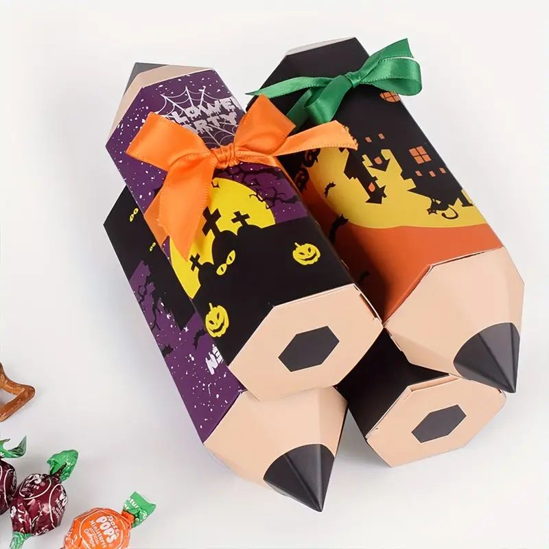 10pcs, Halloween Cartoon Pencil Candy Gift Box, Halloween Packaging Color Printing Packaging Box,... | Temu Affiliate Program