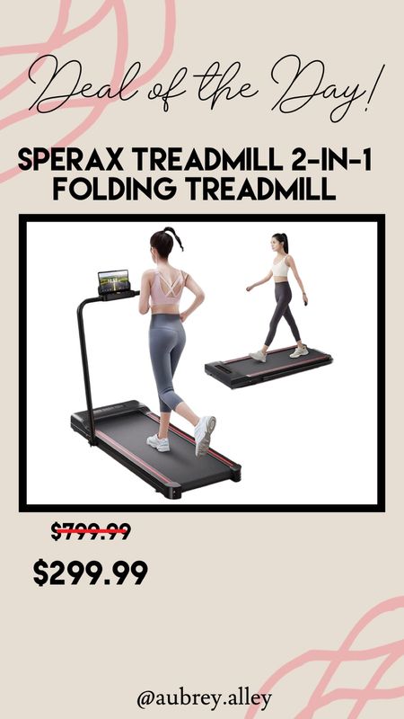 Deal do the day! 2-in-1 treadmill and under desk walking pad

#LTKfit #LTKsalealert #LTKhome