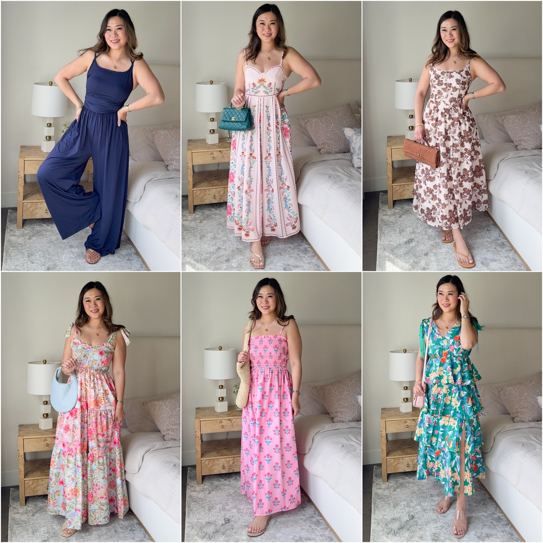Amazon floral summer dress // special occasion dress // beach vacation resort wear // look for less dress

Wearing a medium in jumpsuit and first pink floral dress. Everything else is a small

#LTKSeasonal #LTKWedding #LTKPetite