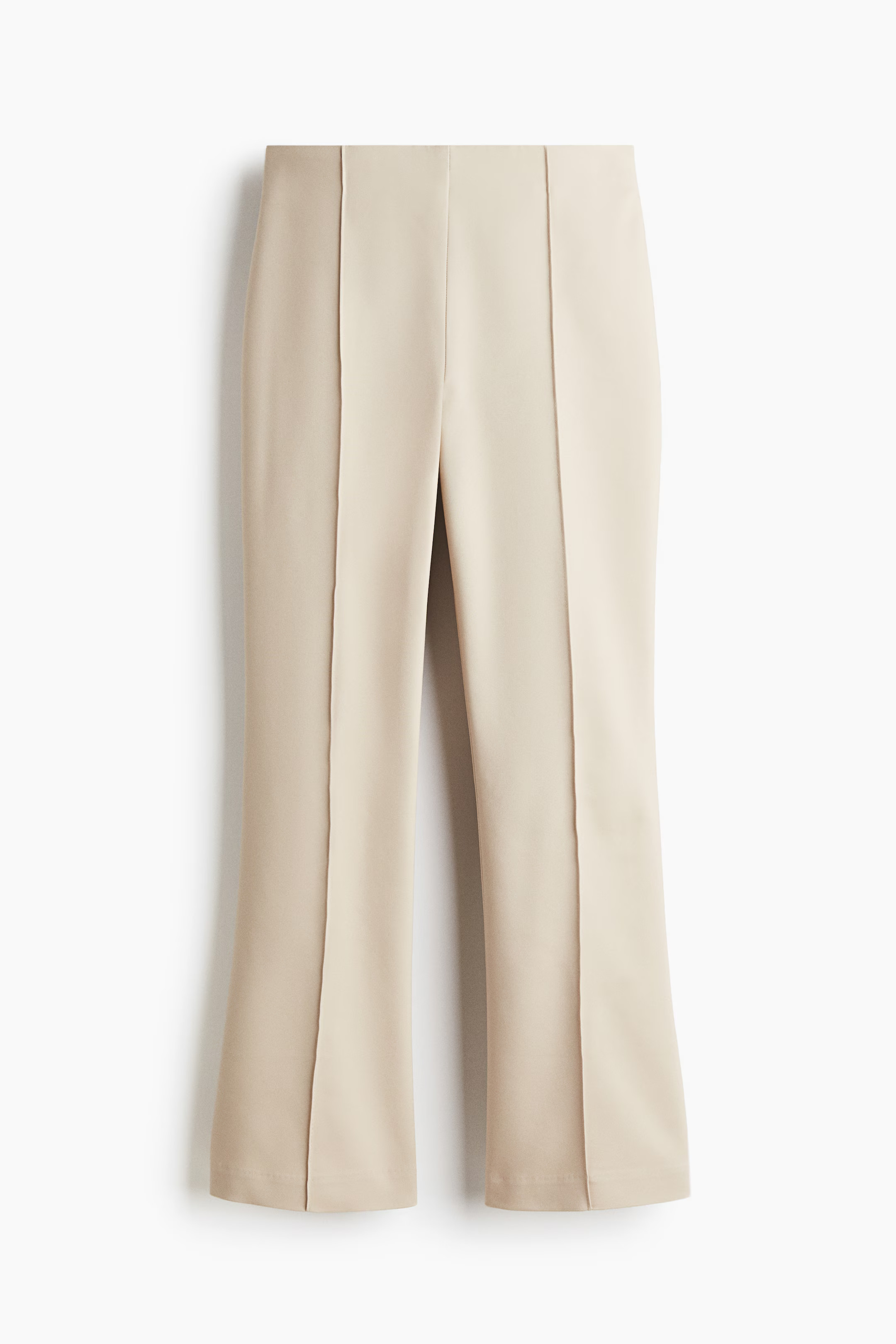 Flared crease-front trousers | H&M (UK, MY, IN, SG, PH, TW, HK)
