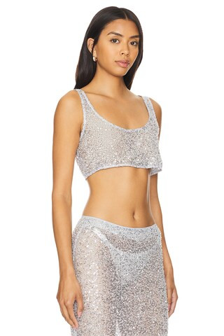 NBD Shanti Top in Silver from Revolve.com | Revolve Clothing (Global)
