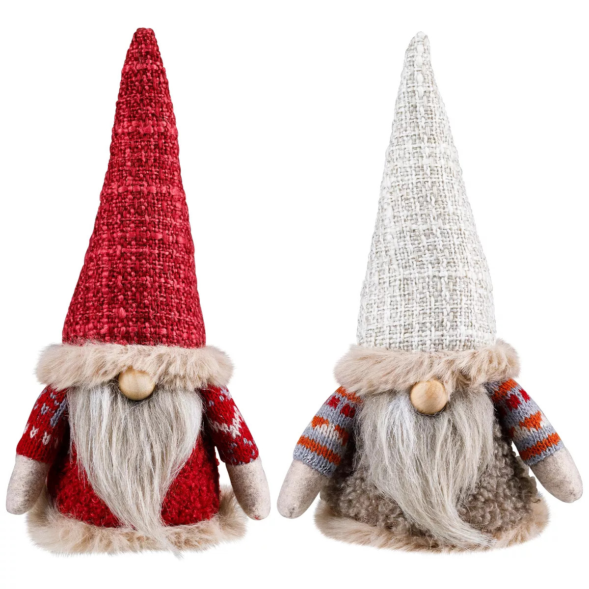Northlight Nordic Gnomes Christmas Decorations - 6.5" - Set of 2 | Target