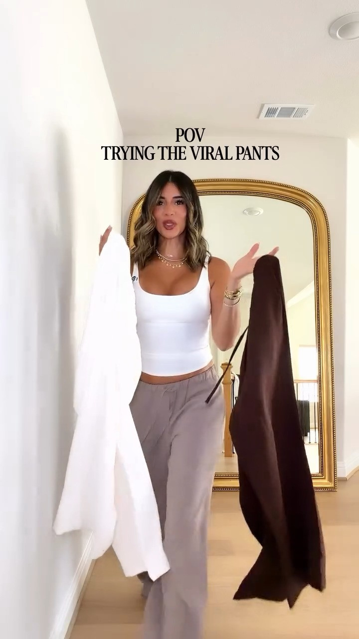 These pants are unreal. I'm wearing a small! 

 #LTKootd #LTKmomlife