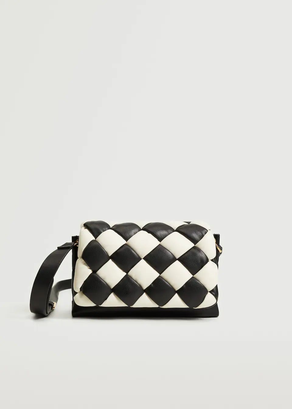 Bicolor quilted bag | MANGO (US)
