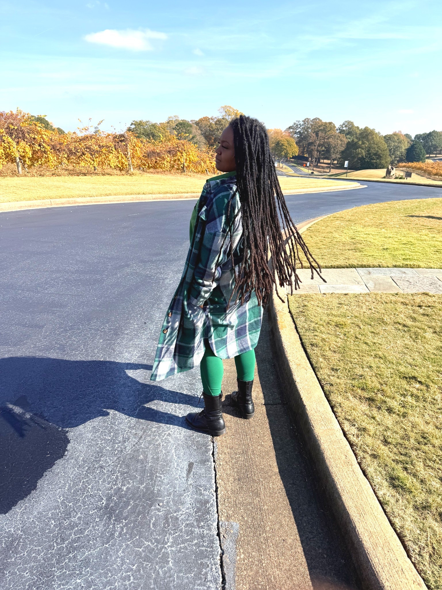 Shop my fall uniform: plaid, leggings, and combat boots 🍁🖤✨
Comfy, cute, and perfect for running errands or pumpkin patch days — this combo never misses!! 😍
Linking all my favorite pieces so you can rock the look too! 👢🧥

#FallFashion #OOTD #LTKStyle #CozySeason #FallOutfitInspo #LTKFallFashion #PlaidSeason #CombatBoots #FallStyle #ChicAndComfy

#LTKActive #LTKSeasonal #LTKStyleTip