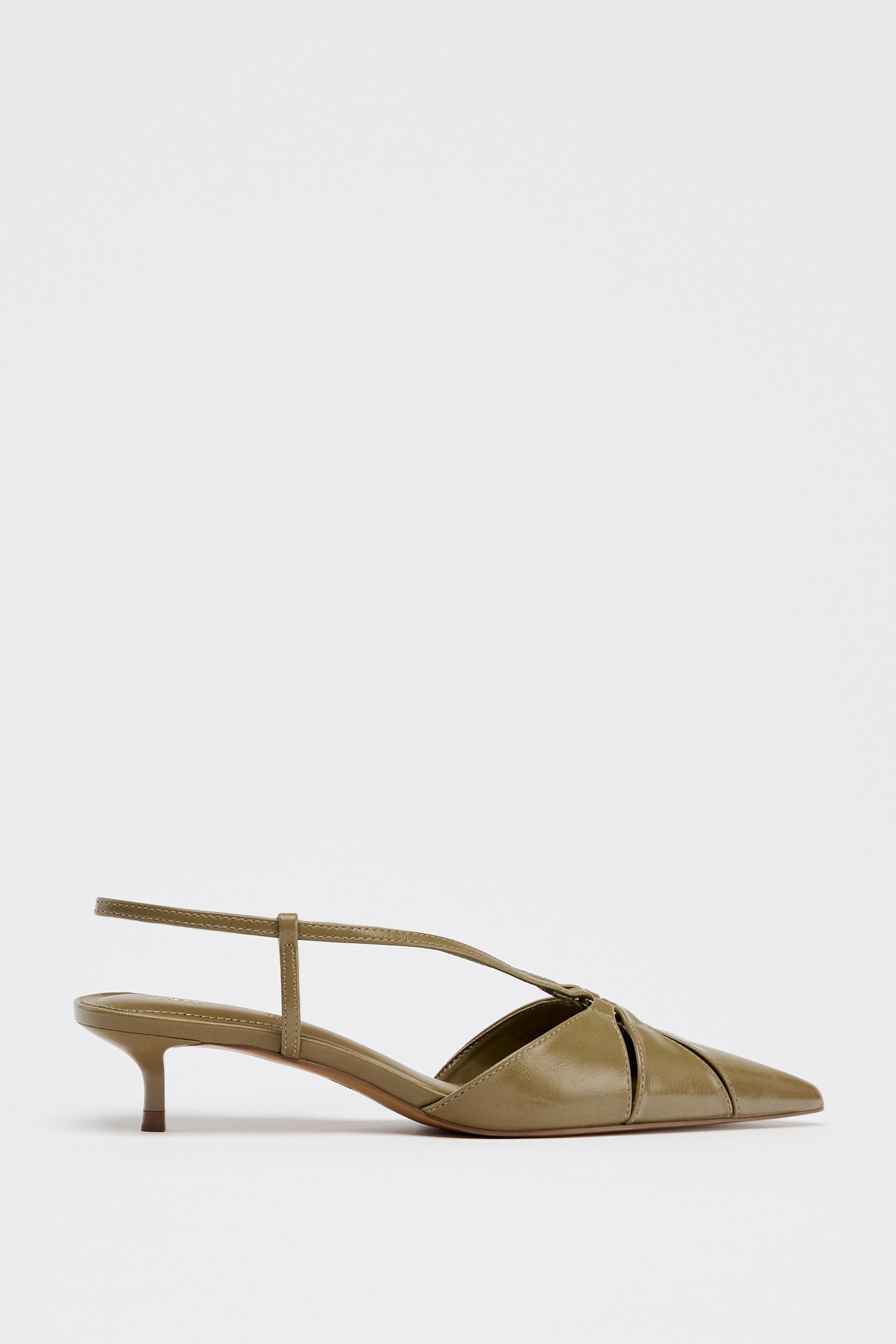 SLINGBACK KITTEN HEELS | Zara US