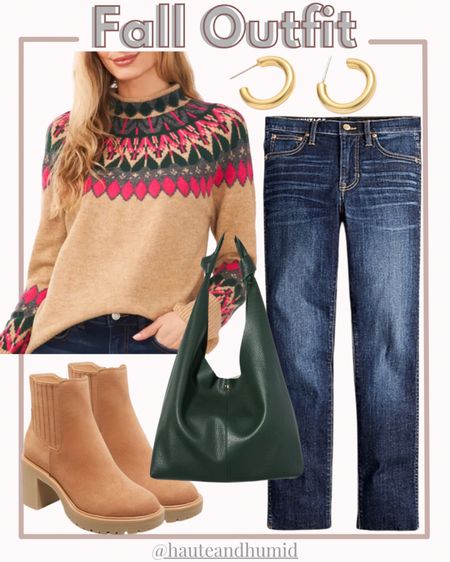 Fall outfit
Sweater
Jeans
Boots
Fall handbag


#LTKsalealert #LTKunder100 #LTKunder50