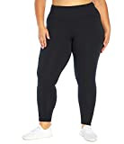 Marika Curves Women's High-Rise Tummy Control Leggings (Plus Size) 3X Plus Black | Amazon (US)