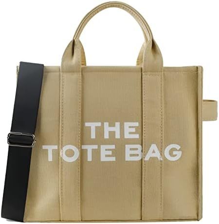 The tote bag for women，Canvas Handbag Gift with Zipper bolsa de mano para mujer | Amazon (US)