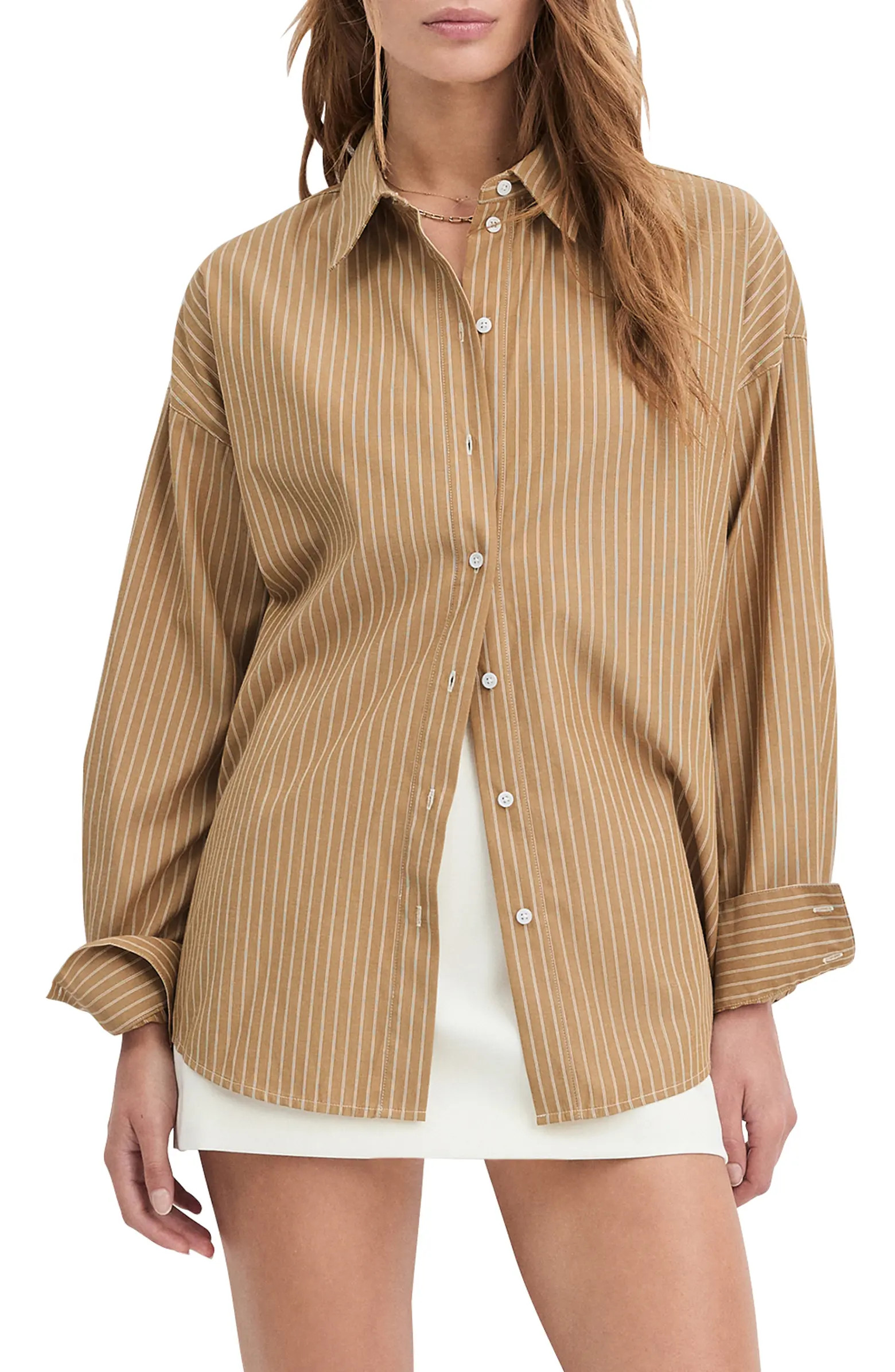 Ex-Boyfriend Oversize Button-Up Shirt | Nordstrom
