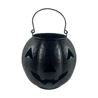 8.5" Black Jack-O'-Lantern Candle Holder by Ashland® | Michaels | Michaels Stores