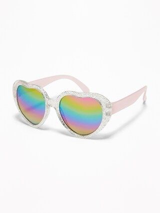 Glitter Heart-Shaped Sunglasses For Toddler & Baby | Old Navy US