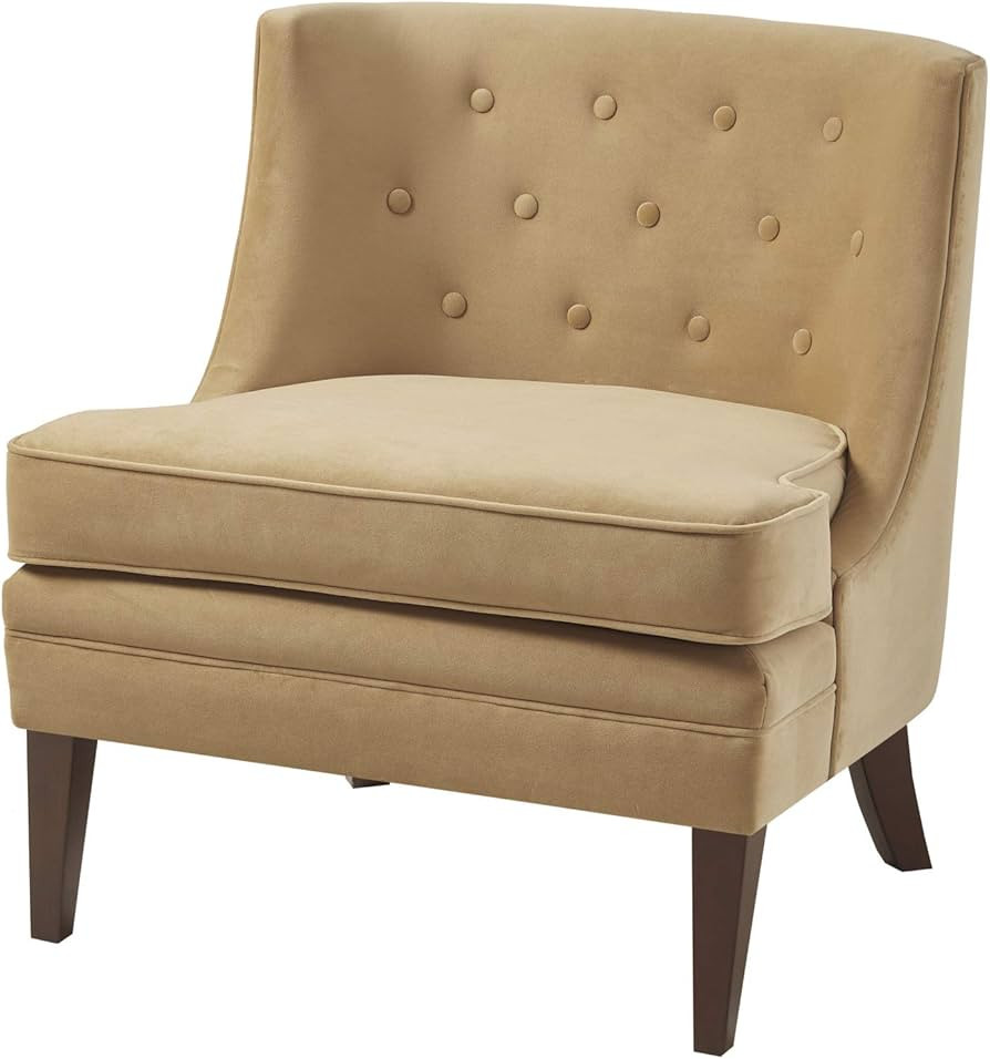 Martha Stewart Halleck Accent Chairs-Solid Wood, Button Tufted Wingback, Deep Seating Living Room... | Amazon (US)