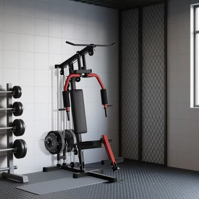 Multifunctional Workout Equipment for Body Training ,Home Gym Machine with Chest Press, Pulldown, Leg Extension and Cable System | Target