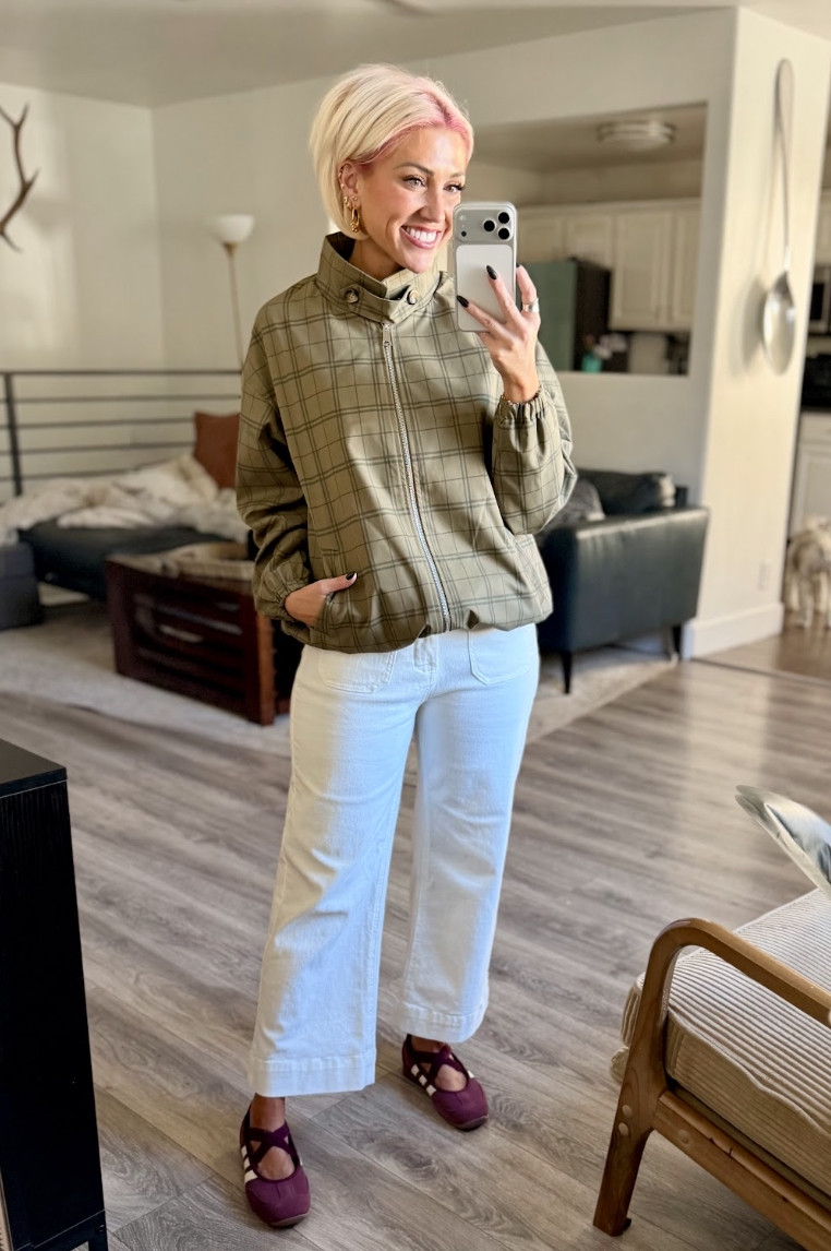 OBSESSED with this jacket!!! Jacket: Small // Pants: Medium // Shoes: TTS  

 #LTKootd #LTKSeasonal #LTKSaleAlert