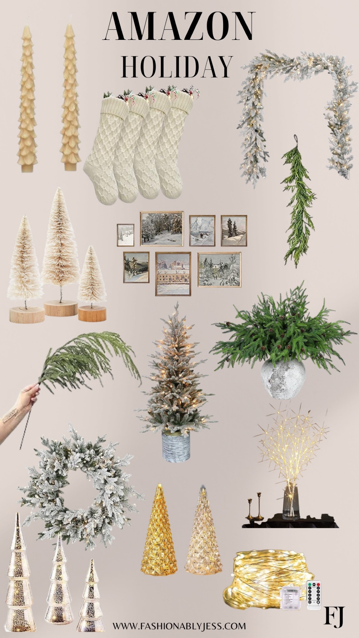 So much cute holiday decor now available on Amazon! 

#LTKstyletip #LTKHoliday #LTKhome