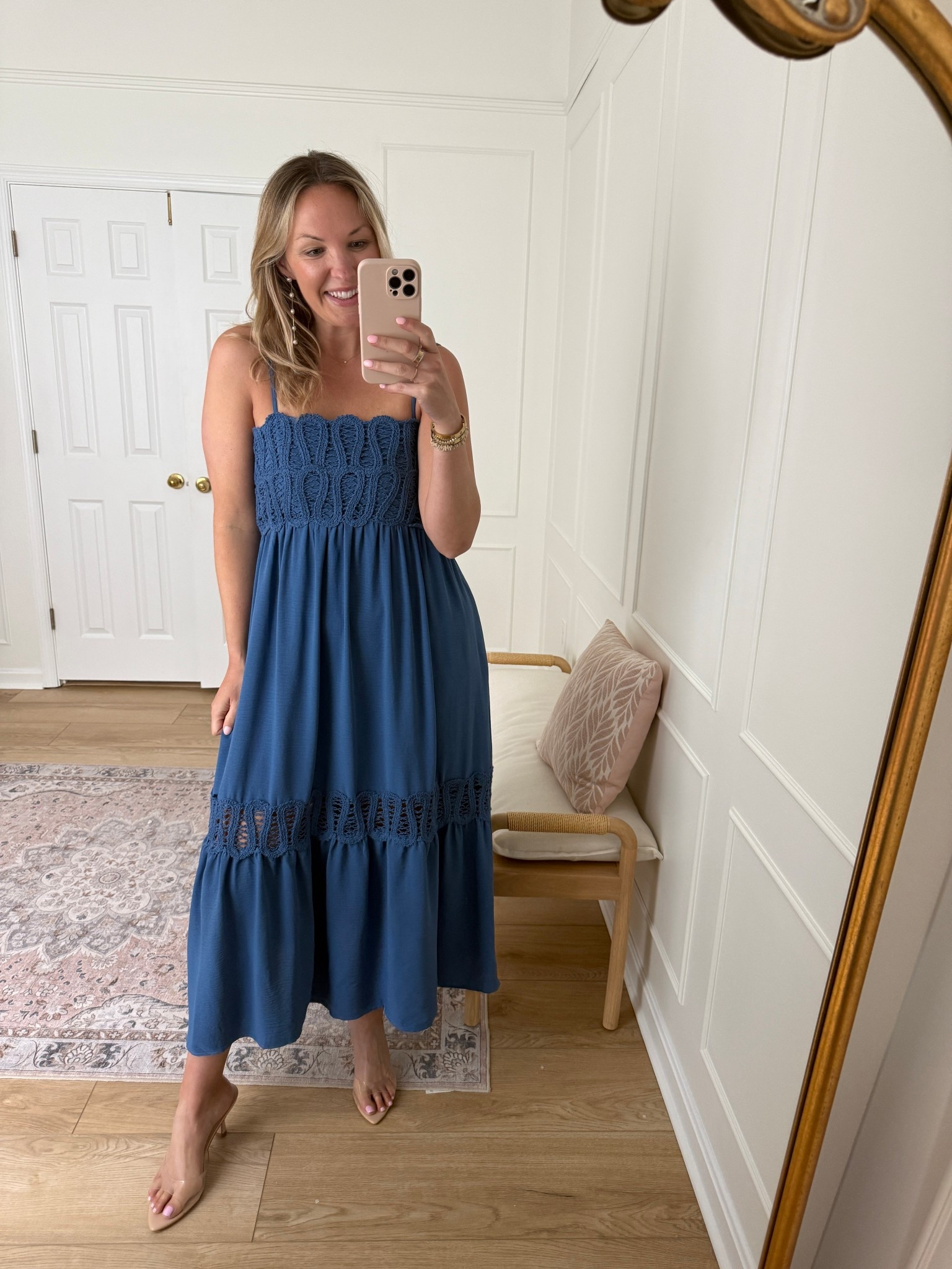 A vacation must have!! Love the detailing! Wearing a med 