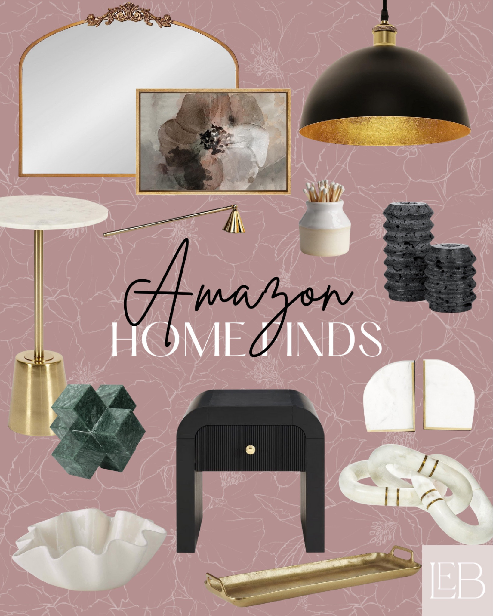 New Amazon Home Finds! Amazon has so many affordable decor pieces, those bookends are almost identical to the crate & barrel ones!

Wall art. Mirror. Lighting. Candle holders. Accent table. Nightstand. Marble chain. Ruffle bowl. Amazon decor. Amazon finds. Amazon furniture. Amazon decor. 

#LTKFind #LTKstyletip #LTKhome