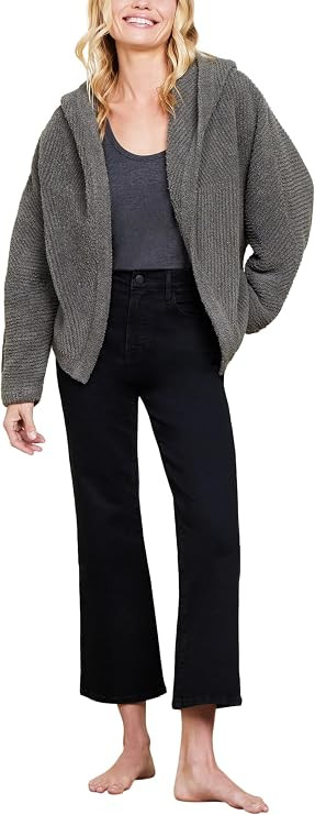 Barefoot Dreams Women's CozyChic Chevron Rib Cardigan | Amazon (US)